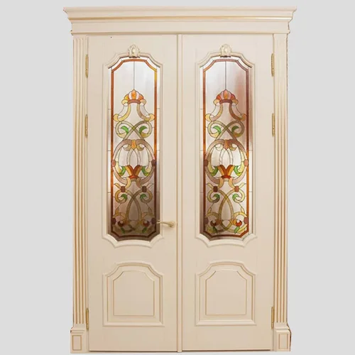 مدل درب شیشه خور چوبی مدل درب شیشه خور چوبی