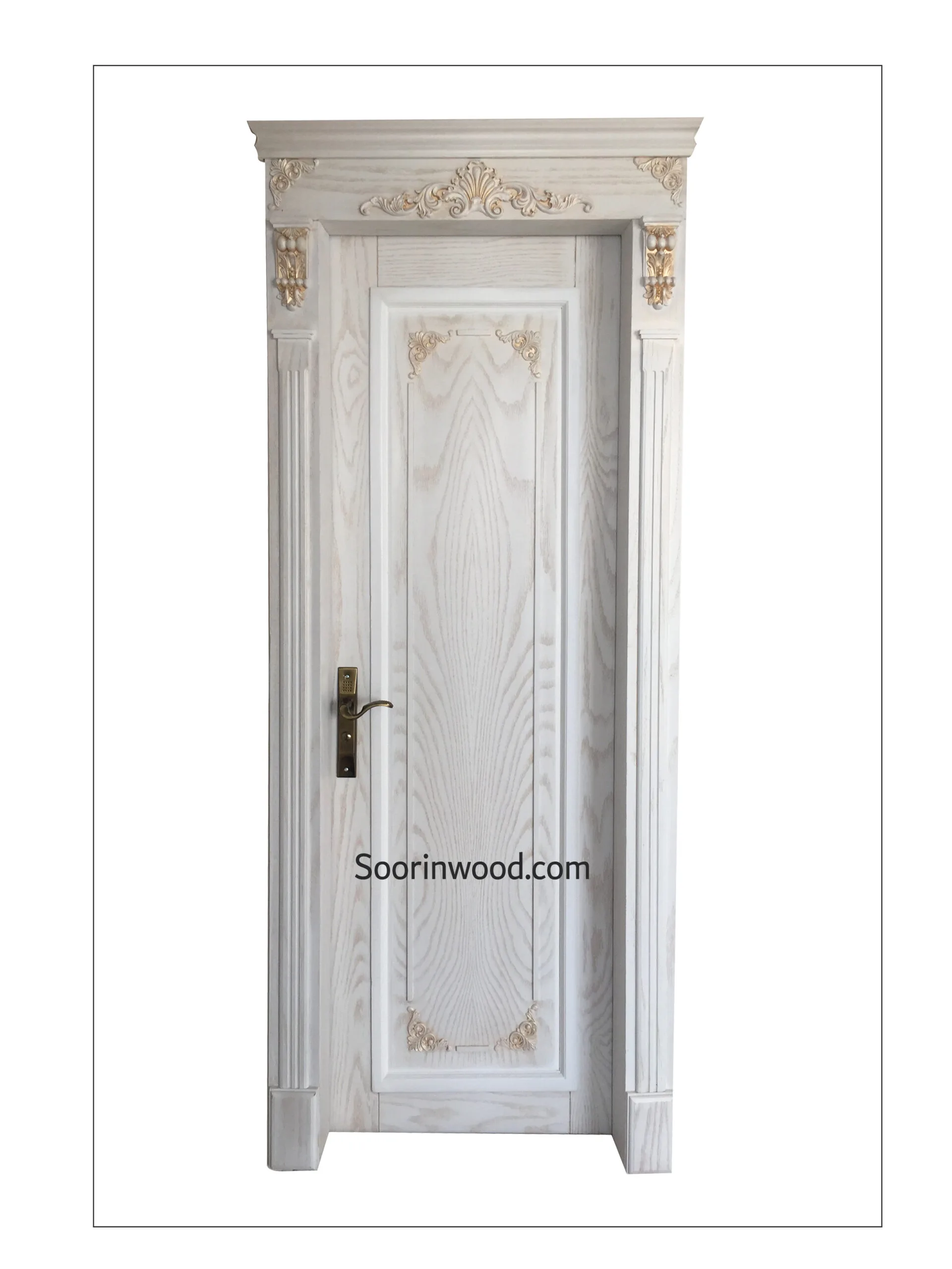 درب روکش چوب کلاسیک وایت واش