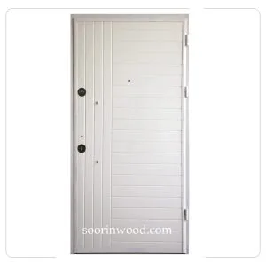 درب ضد سرقت راپود رنگ سفید سورین وود