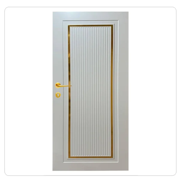 درب مدرن PVC کد51 دور طلایی