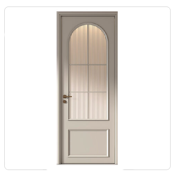 درب چوبی شیشه خور سورین وود