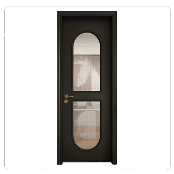 درب چوبی شیشه خور سورین وود