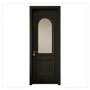 درب چوبی شیشه خور سورین وود