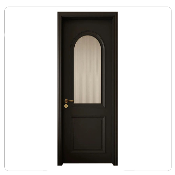 درب چوبی شیشه خور سورین وود